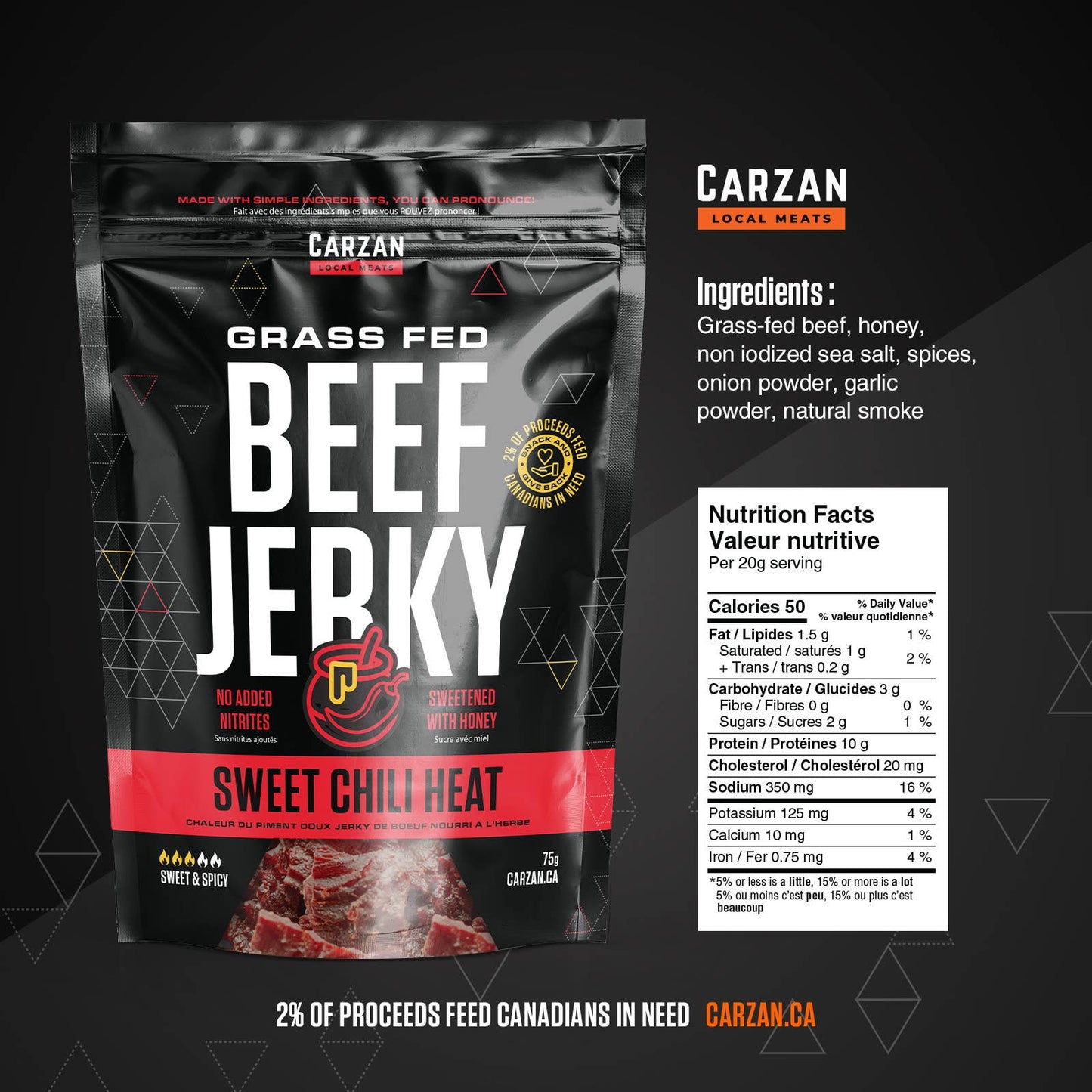 Sweet Chili Heat Beef Jerky