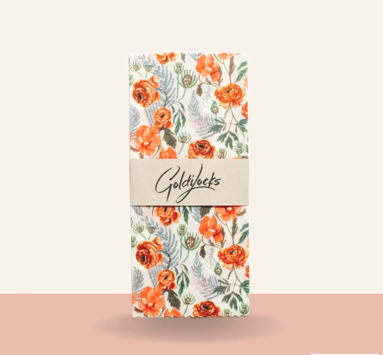 Reusable Beeswax Food Wraps: Golden Floral Single XL: Wholesale