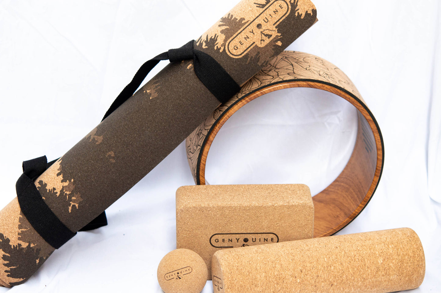 Cork Yoga Mat - Bear