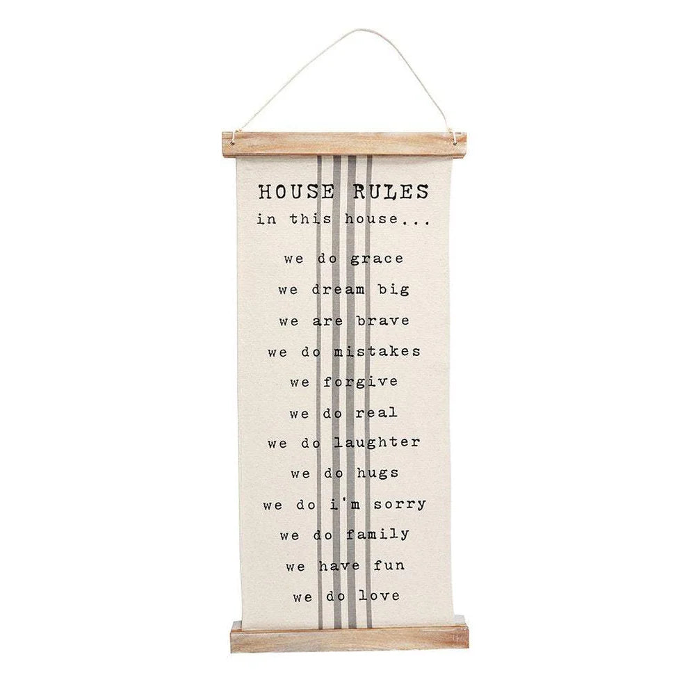 Rules Fabric Hanger