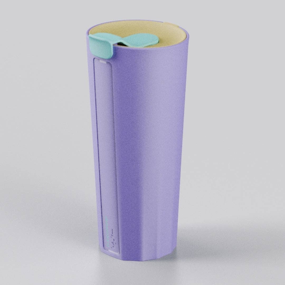 Strawless Boba Tumbler: Lemon
