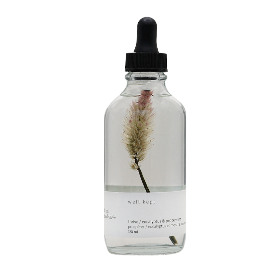 Bath Oil - Thrive - 120ml (all-natural, hand-poured)