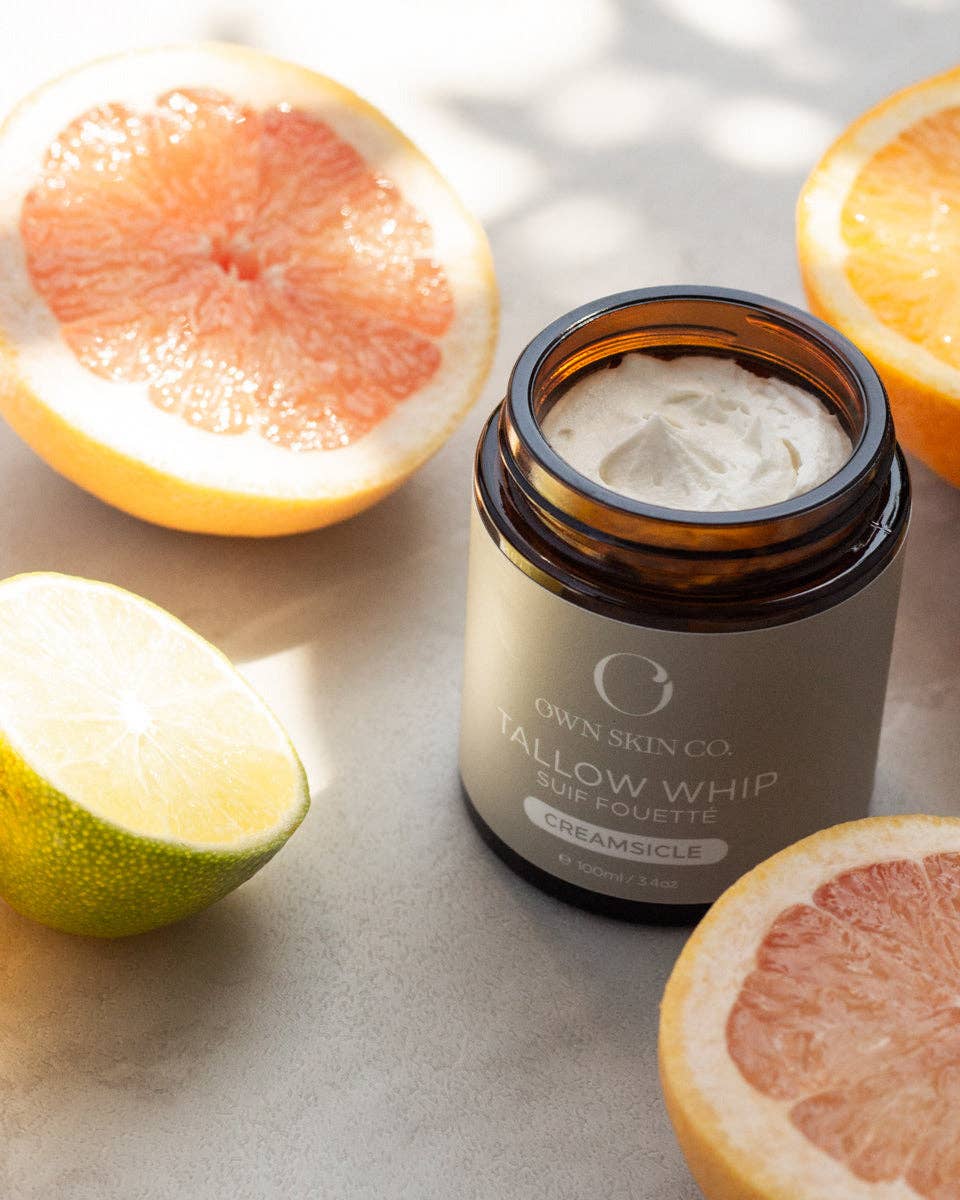 120ml Tallow Face + Body Whip: Lavender Vanilla