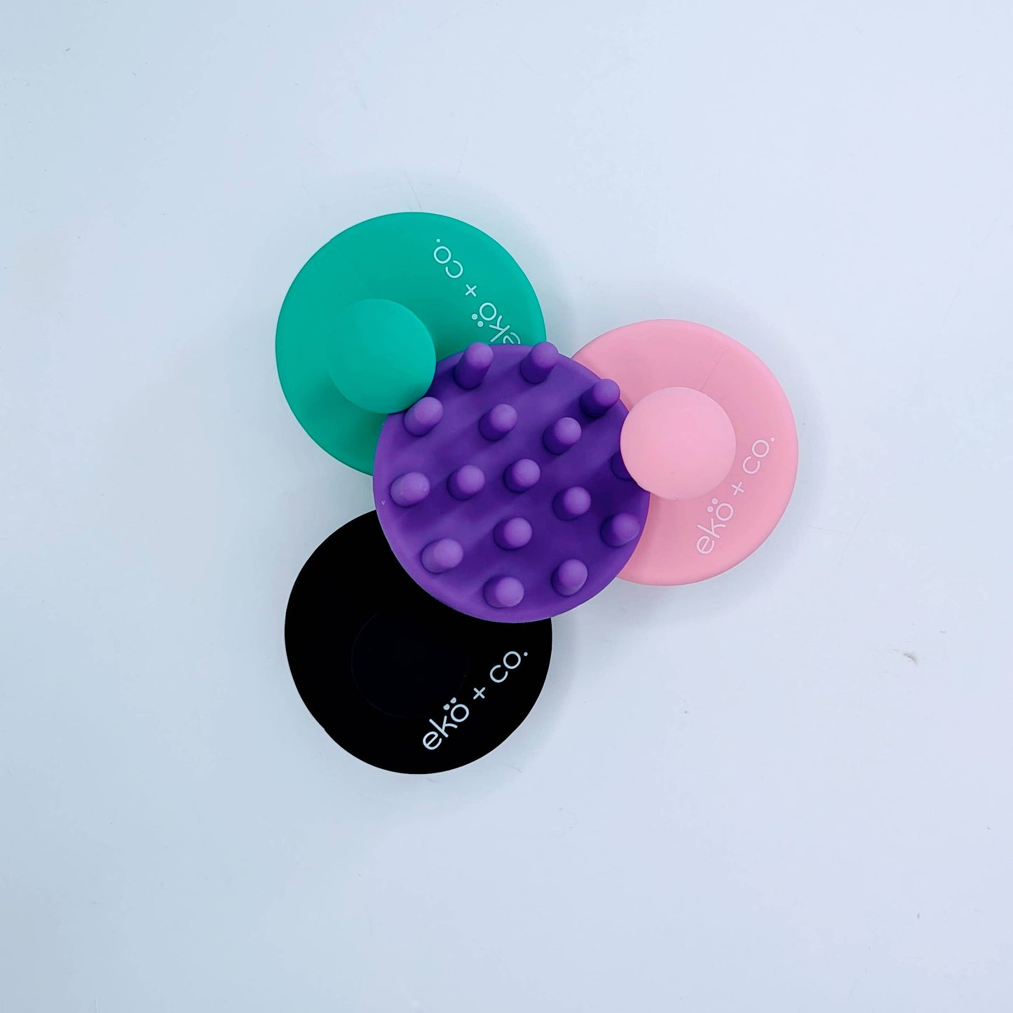Scalp Massaging Shampoo Brush - Round, Large Bristle
