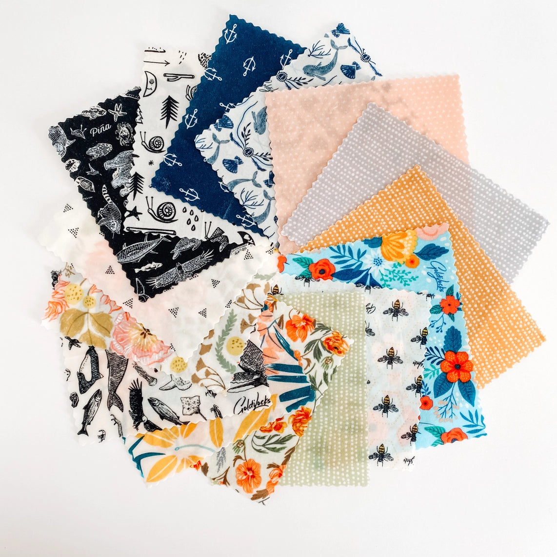Beeswax Food Wraps - Itty Bitty Bundle