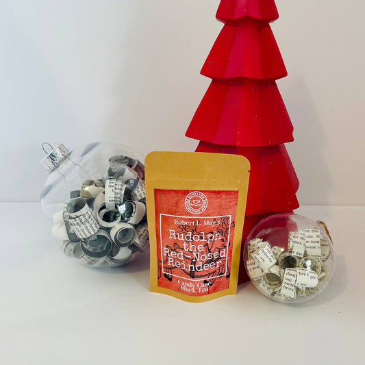 Rudolf the Red Nosed Reindeer - Candy Cane BLACK TEA: Mini Sized