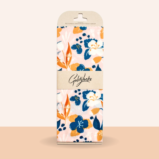 Reusable Beeswax Food Wraps: Amber Blueberry Single XL: Wholesale