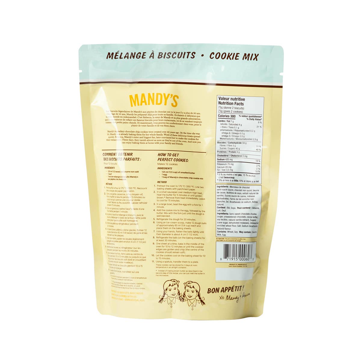 Mandy's Chocolate Chip Cookie Mix
