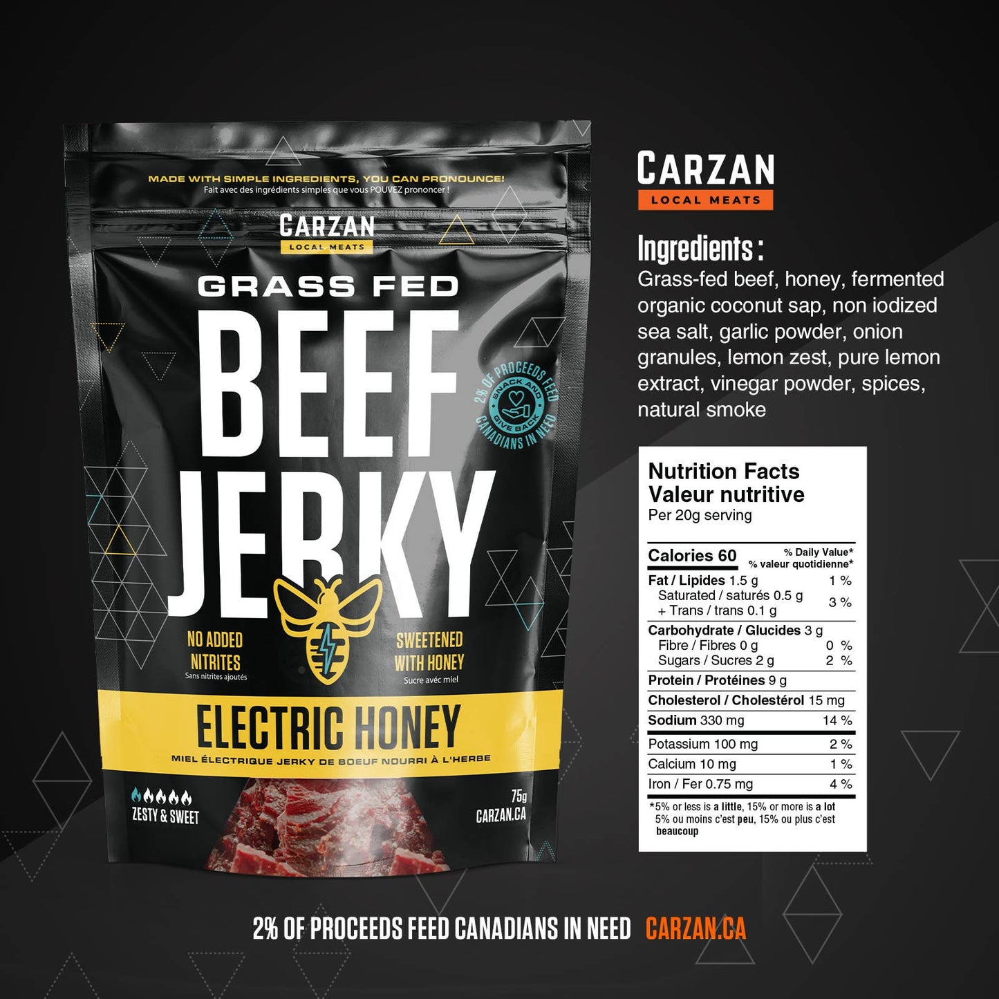 Electric Honey Beef Jerky