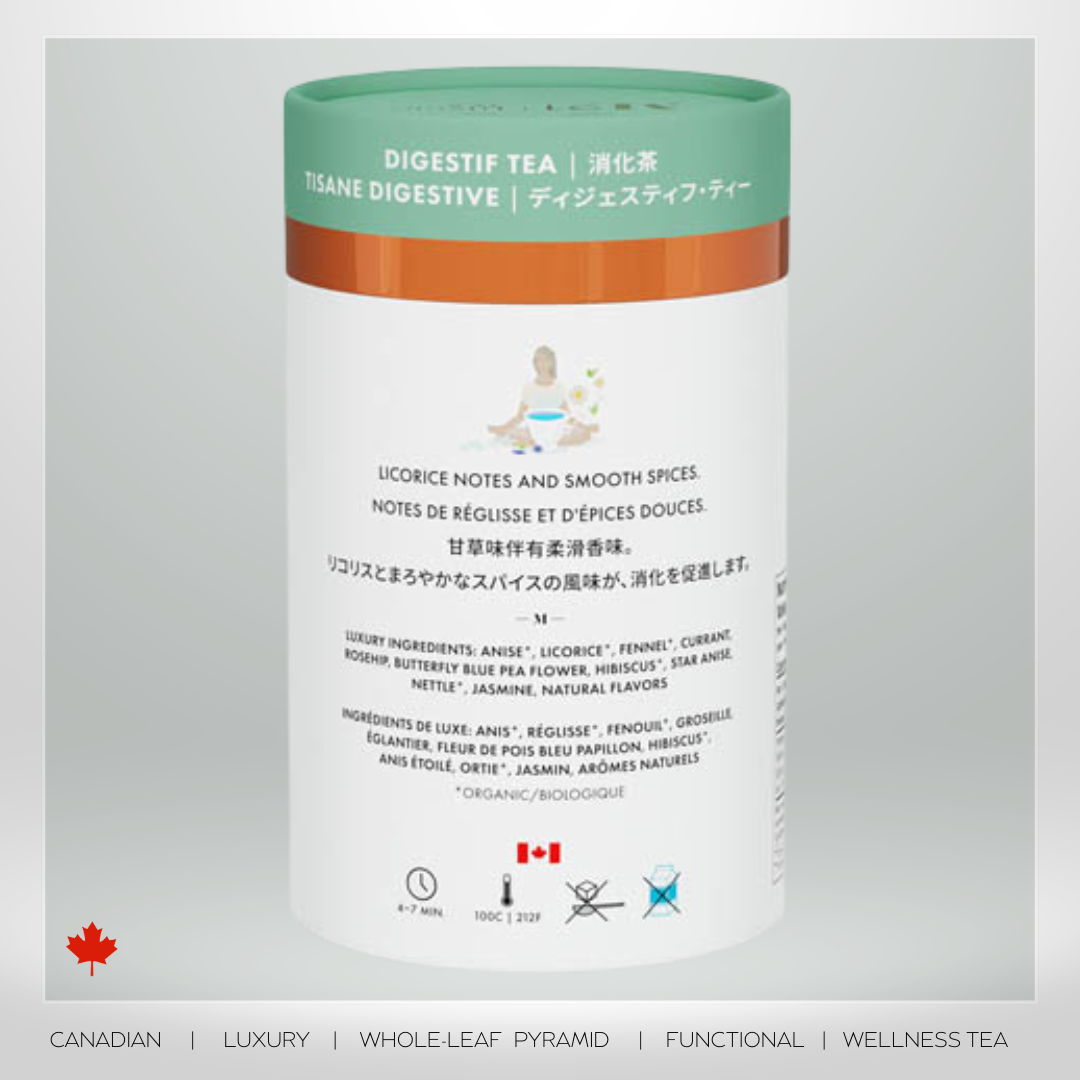 Digestif Luxury herbal tea - 24ct Canister