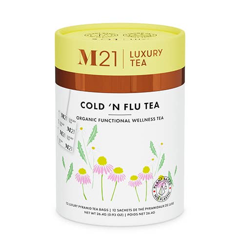 Cold 'n Flu Luxury herbal tea - 12ct Canister