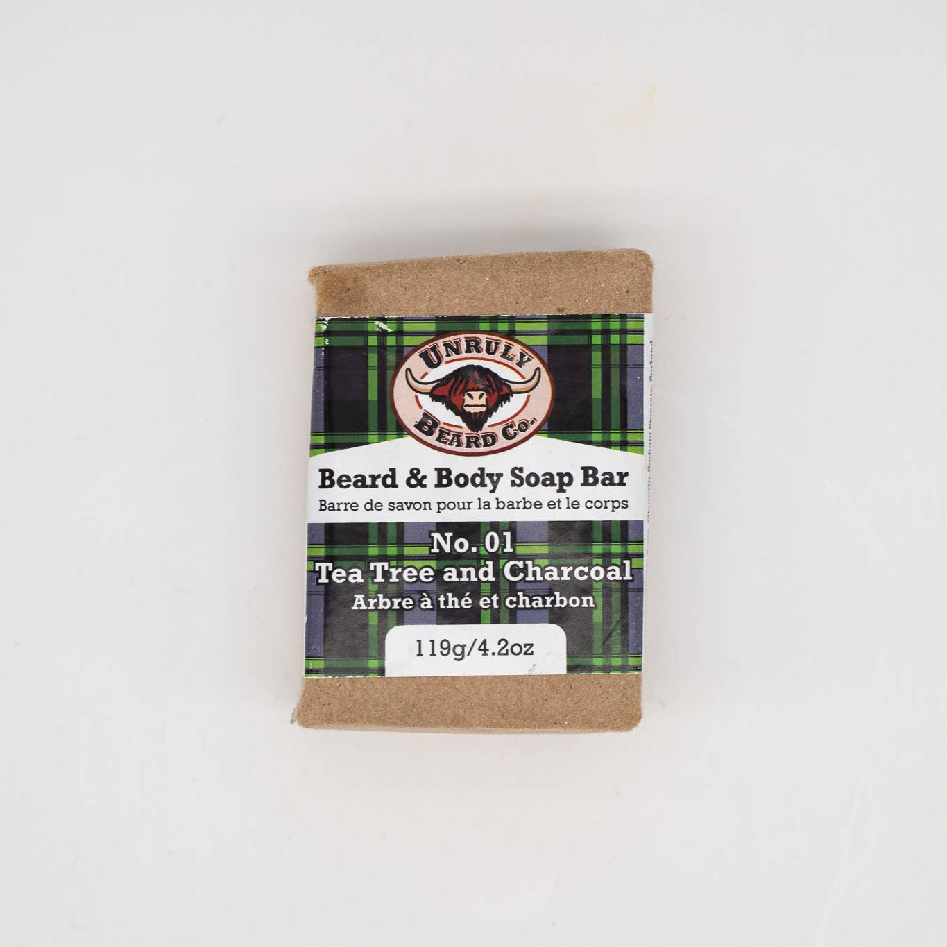 Tea Tree and Charcoal Beard & Body Soap Bar
