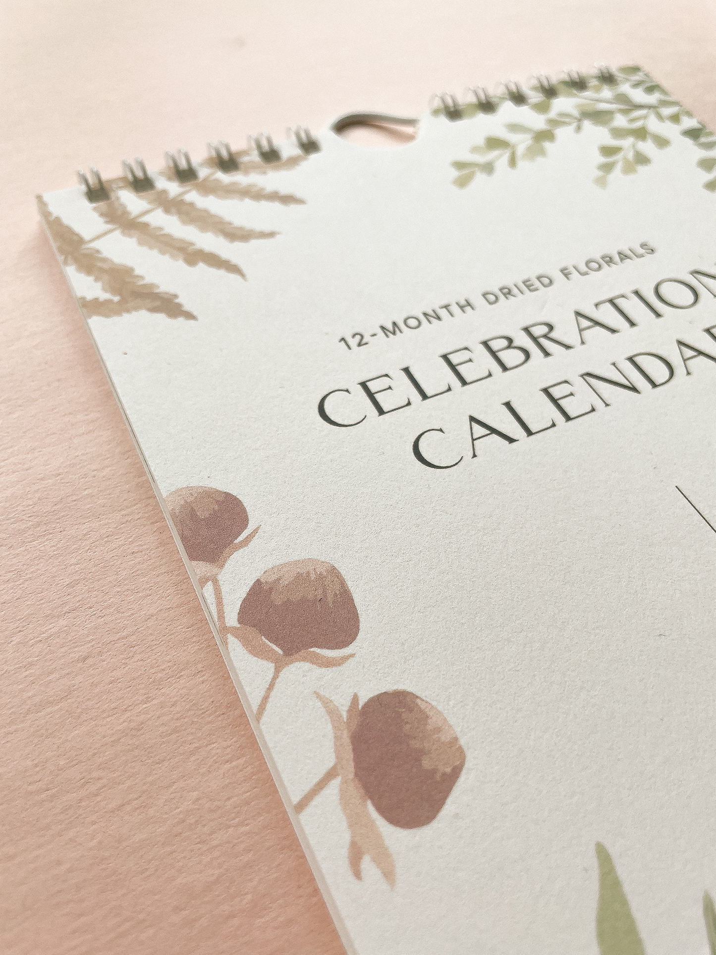 Dried Florals Celebration Calendar