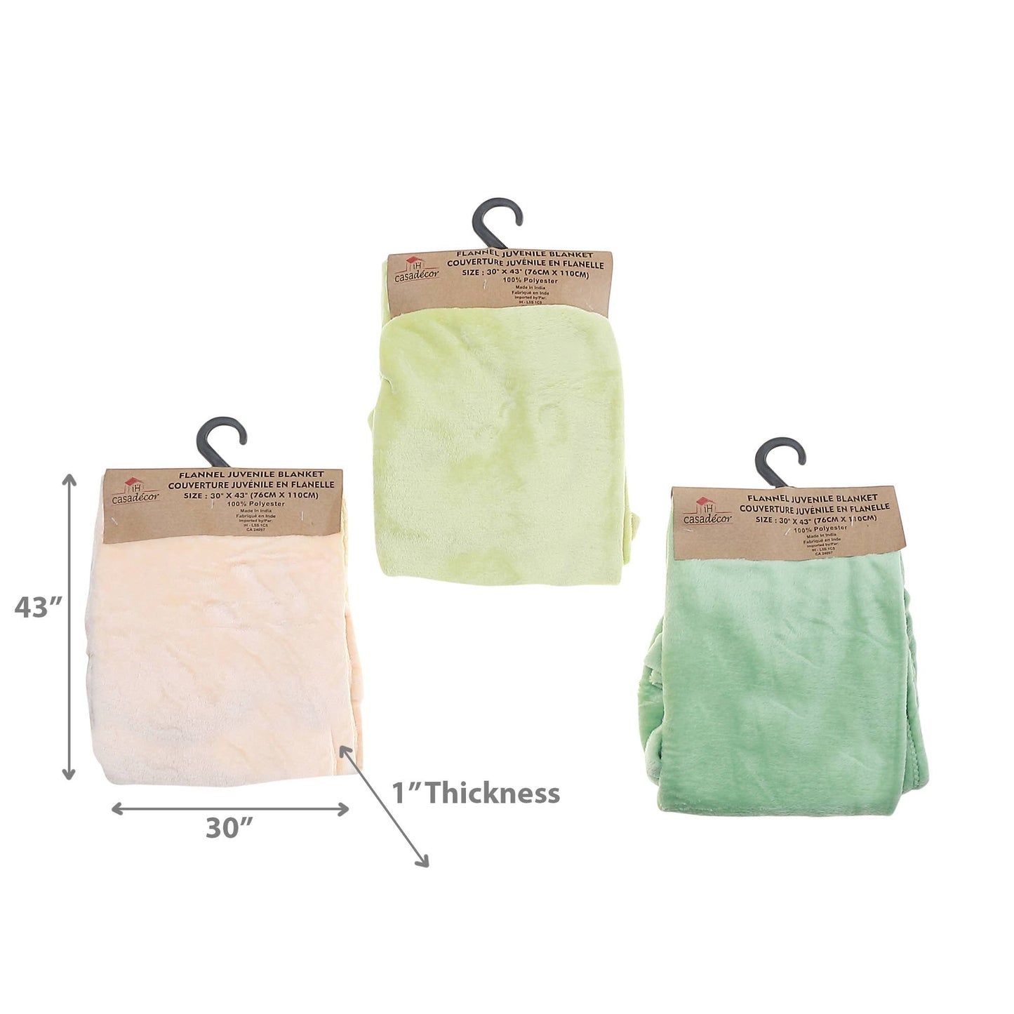 Flannel Baby Blanket Assorted