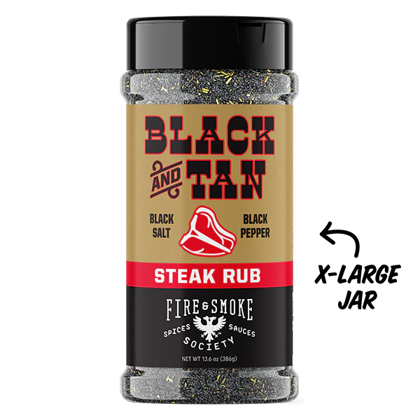 Fire & Smoke Black and Tan Steak Rub