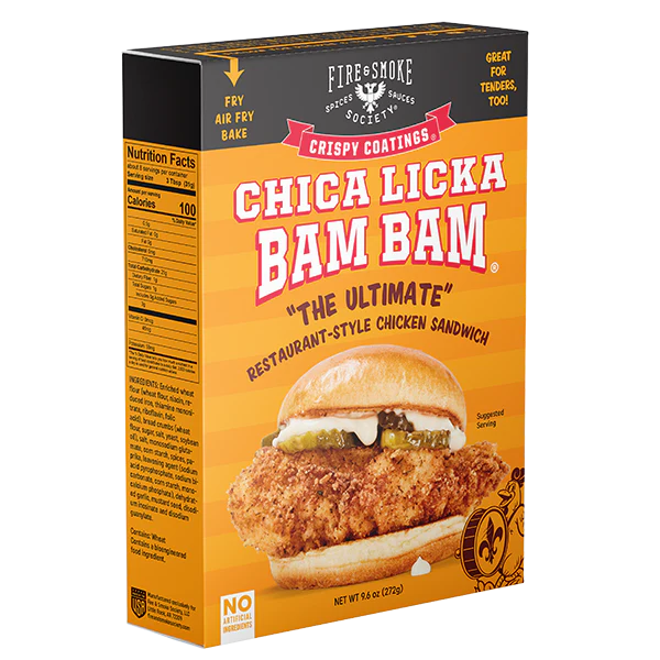 Fire & Smoke Chica Licka Bam Bam Crispy Coatings