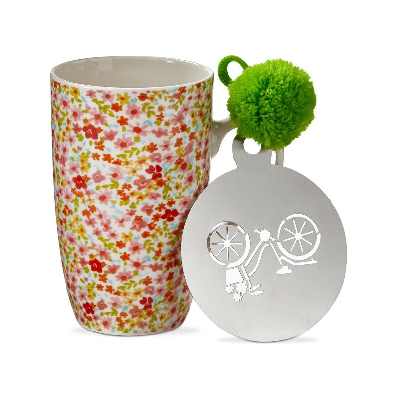 Fleurette Mug & Stencil Set