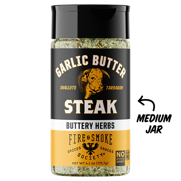 Fire & Smoke Garlic Butter Steak Rub