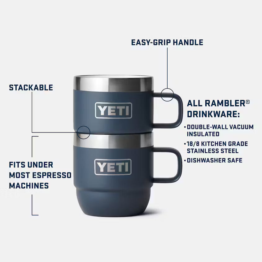 Yeti 6oz Stackable Mugs 2pk