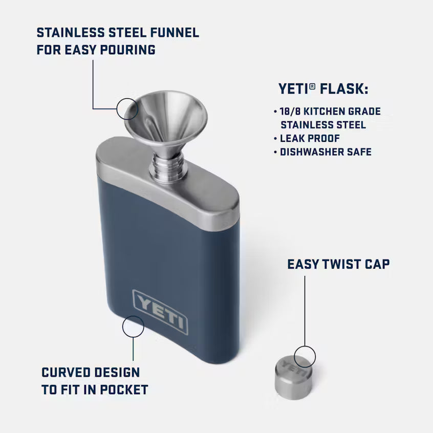 Yeti 7oz Flask & Funnel