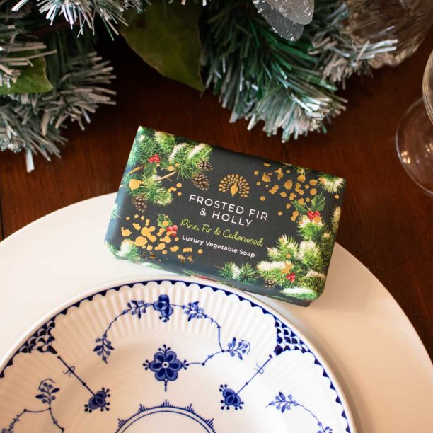 Vintage Frosted Fir & Holly