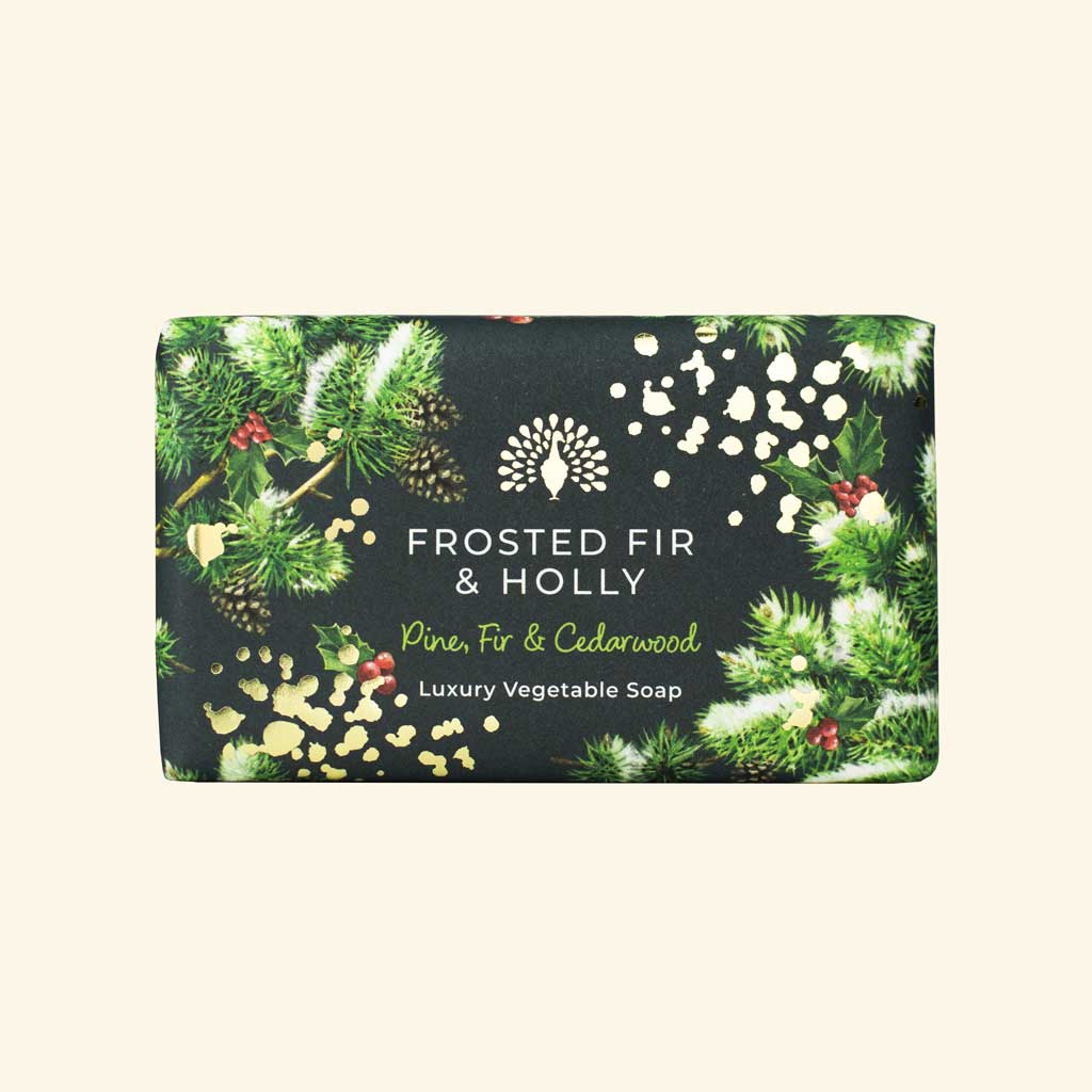 Vintage Frosted Fir & Holly