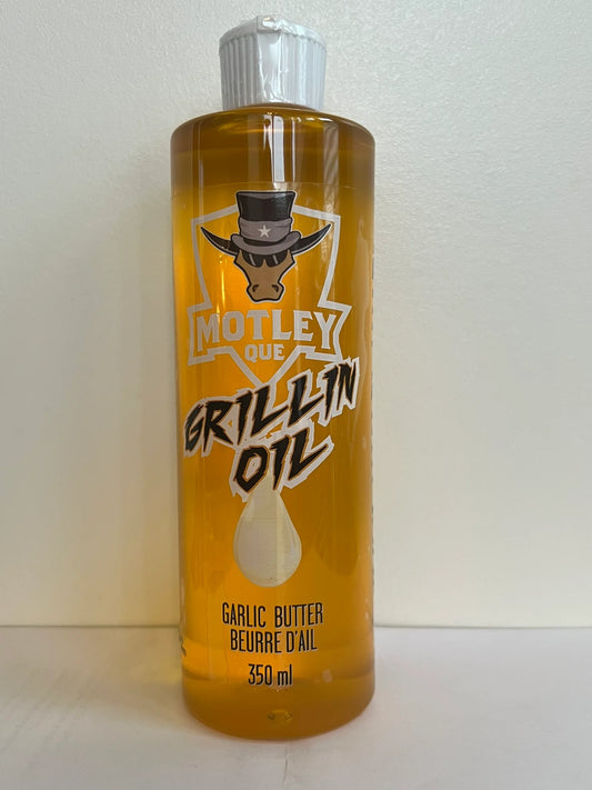 Motley Que Garlic Butter Grillin Oil