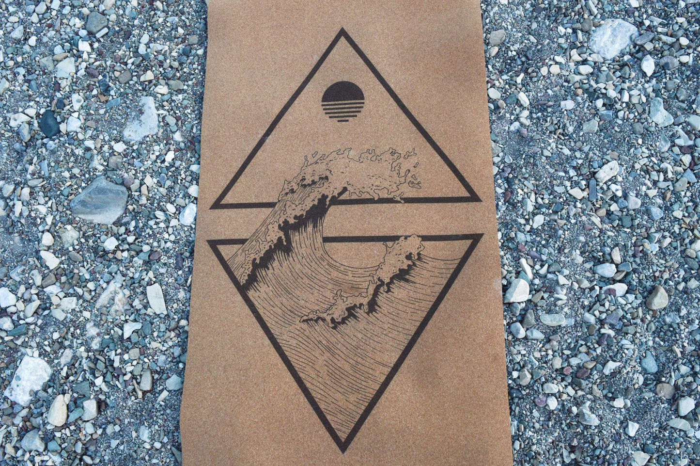 Cork Yoga Mat - Sea