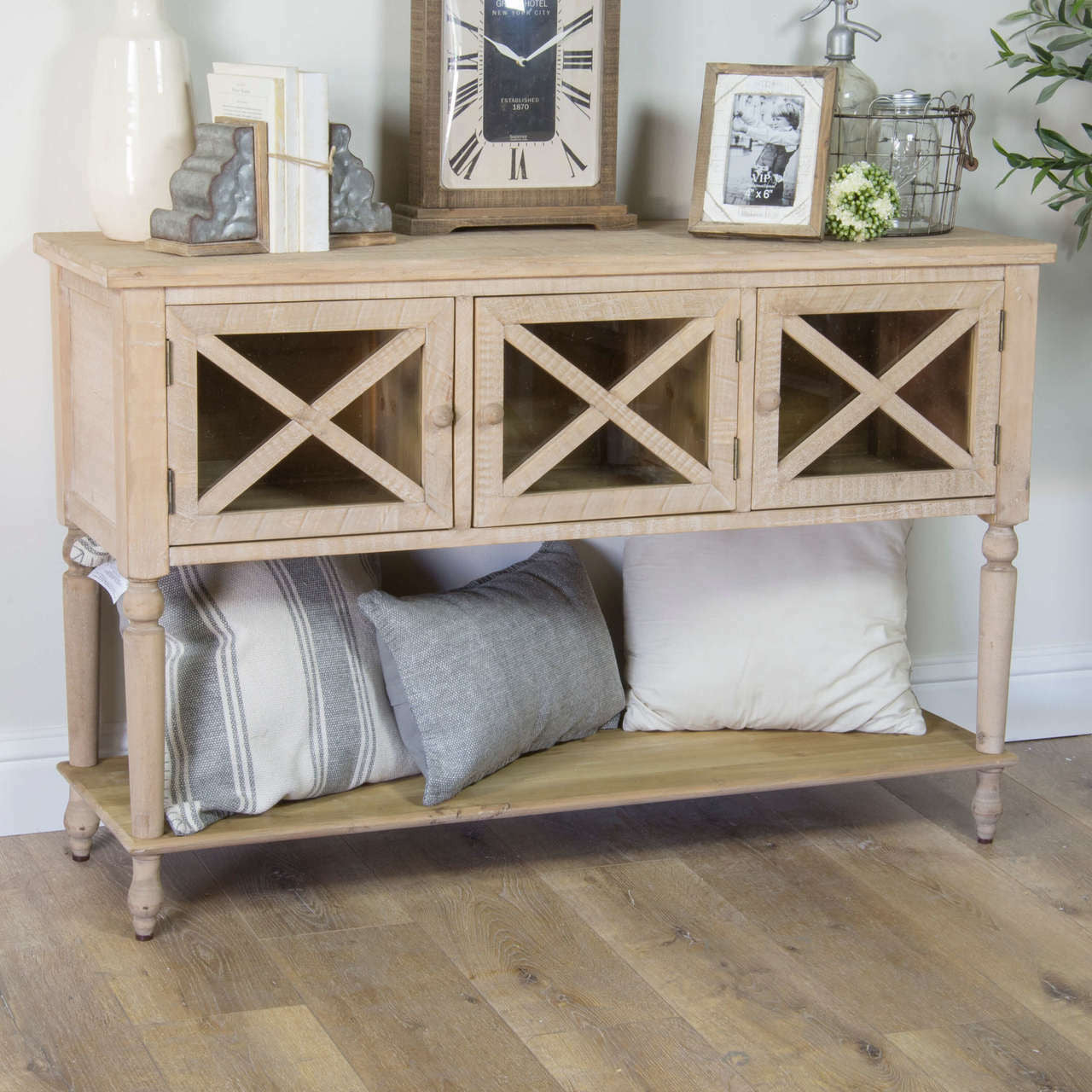 Wood Console Table