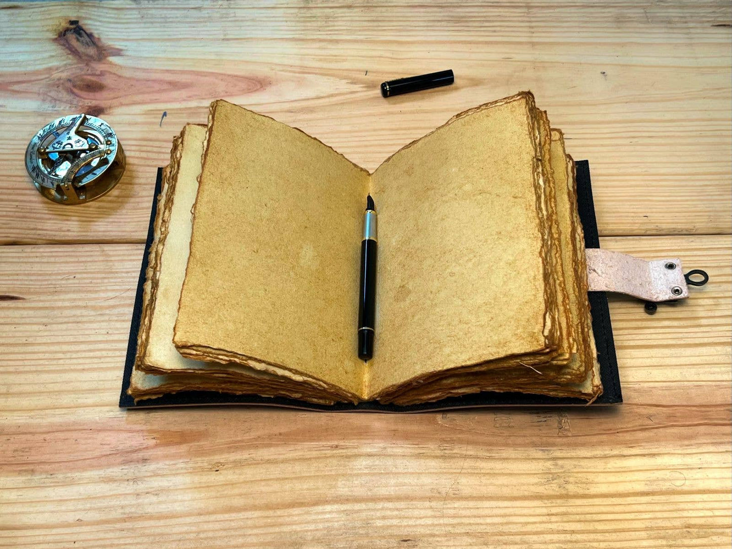 Lovers Tarot Notebook - manifestation leather journal
