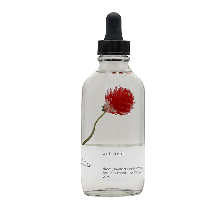 Bath Oil - Bloom - 120ml (all-natural, hand-poured)