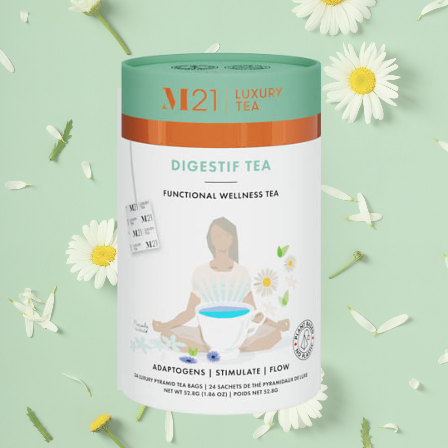 Digestif Luxury herbal tea - 24ct Canister