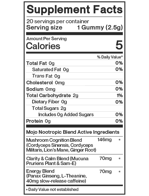 Brain Boosting Gummies, Strawberry Tangerine: 20ct