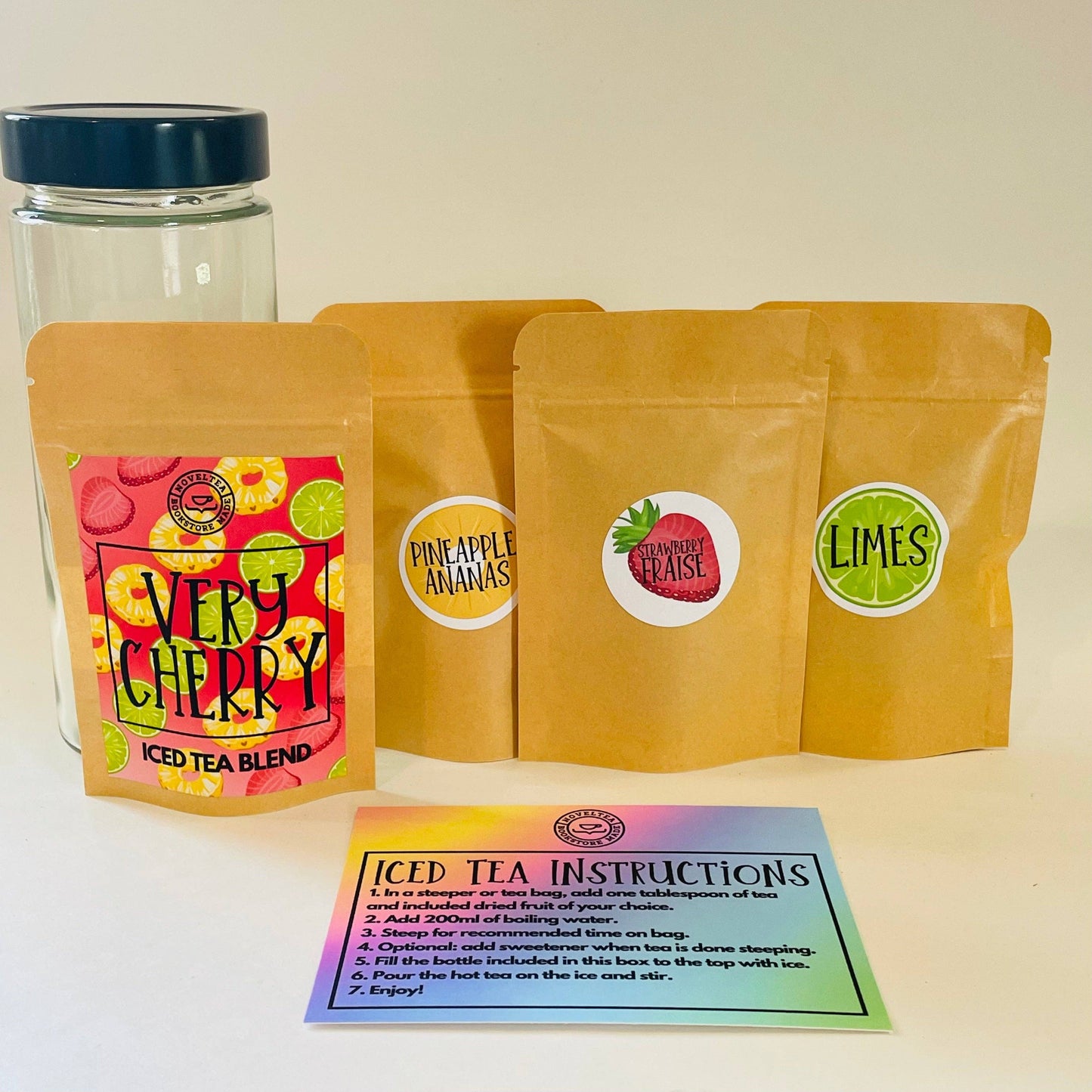 Iced Tea Mixer Kit - Very Cherry Green Tea
