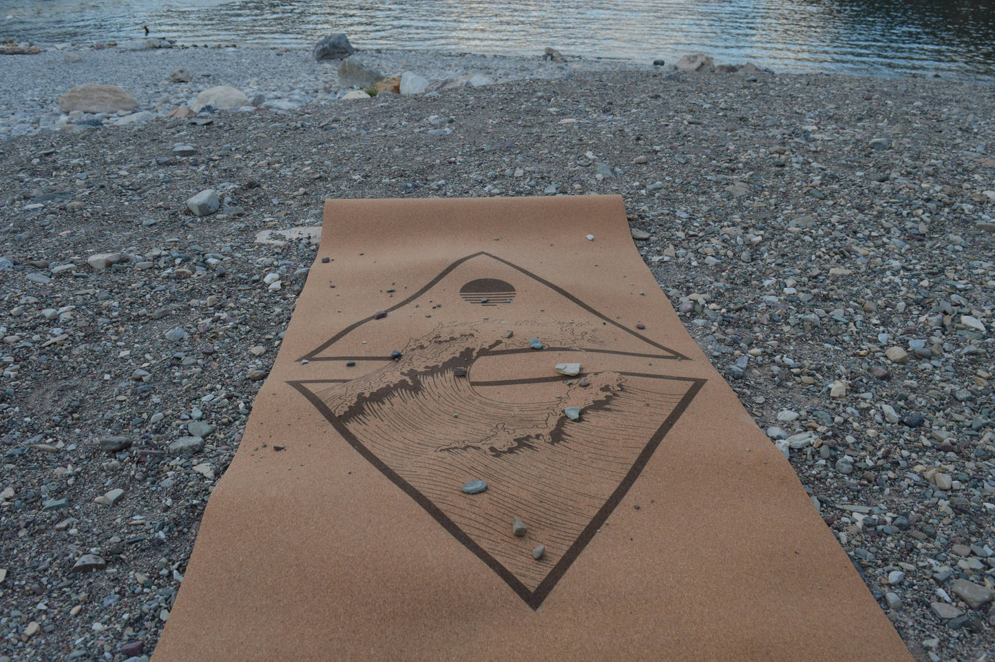 Cork Yoga Mat - Sea