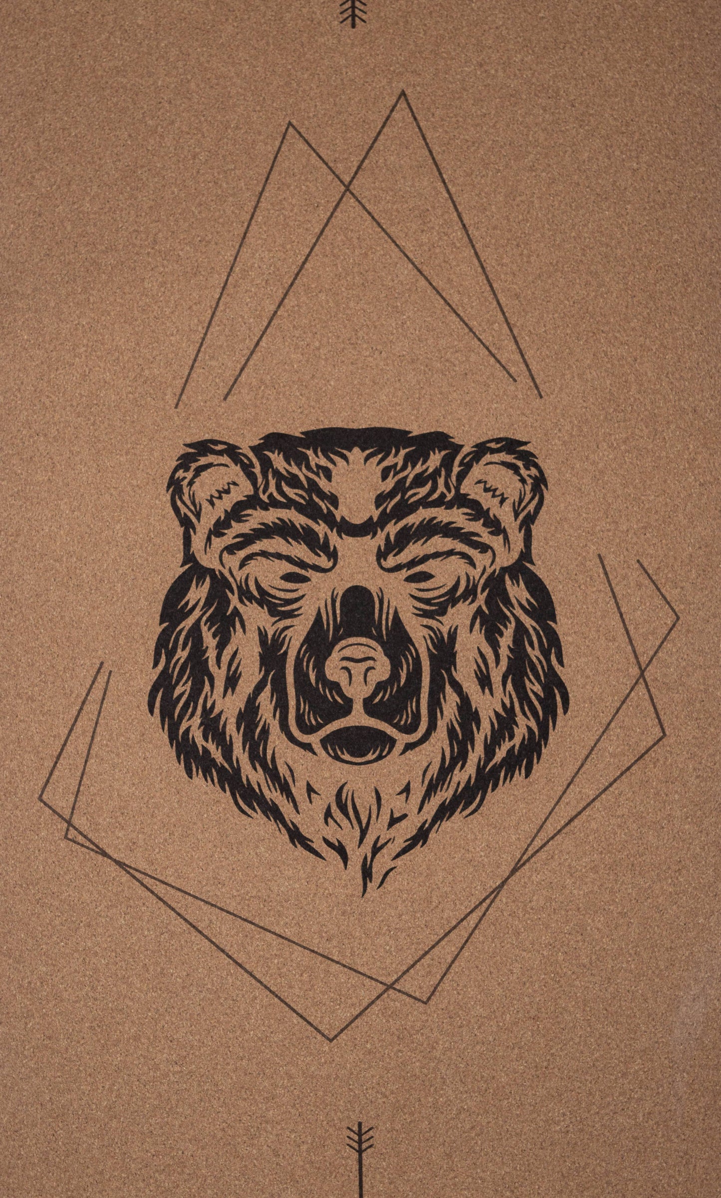 Cork Yoga Mat - Bear