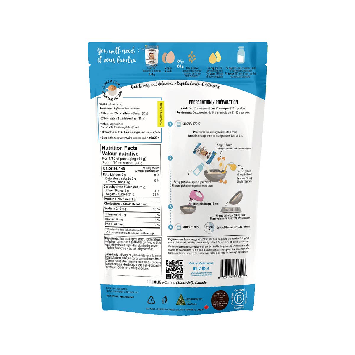 Lulubelle Gluten-Free Vanilla Cake Mix