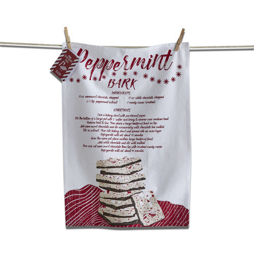 Peppermint Bark Dishtowel
