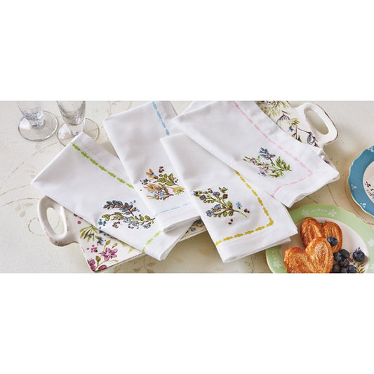 Embroidered Napkins Set/4