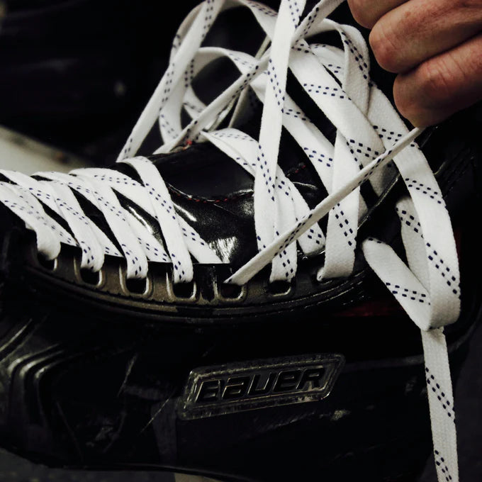 Howies Hockey White Waxed Laces