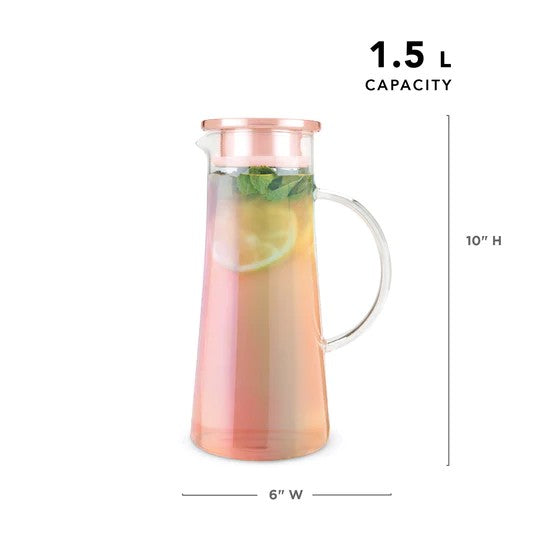 Charlie Iridescent Iced Tea Carafe
