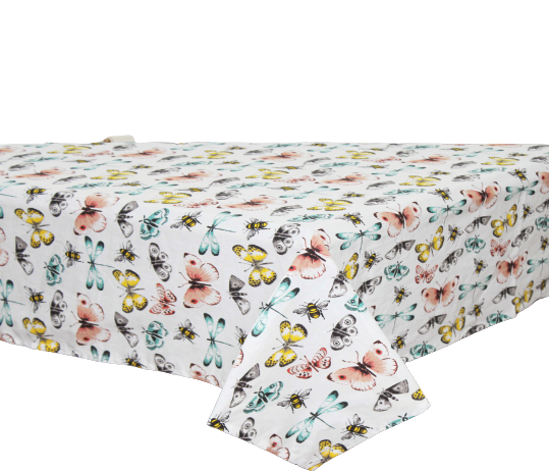 Butterfly Table Cloth 52"x72"