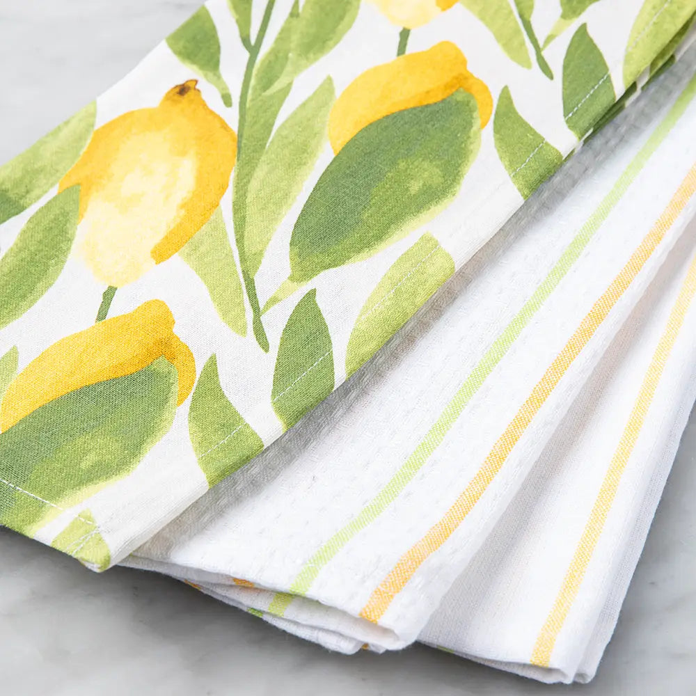 Lemon Dish Towel Set/3