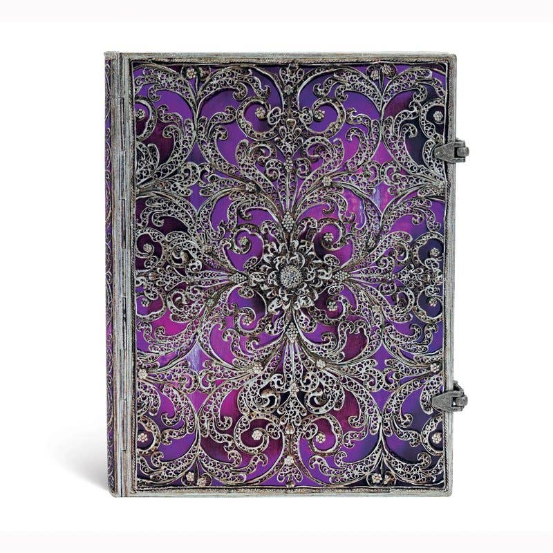 Aubergine Ultra Lined Hardcover Journal, 240pg, 120GSM by Paperblanks (Silv