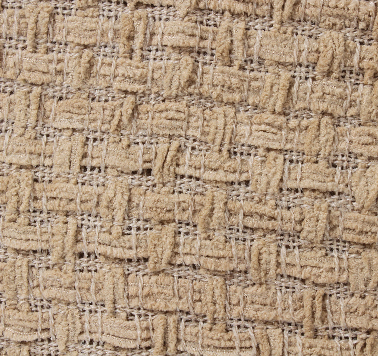 Fabstyles Chenille Basket Weave Throw Blanket, 50x60: Forest Green