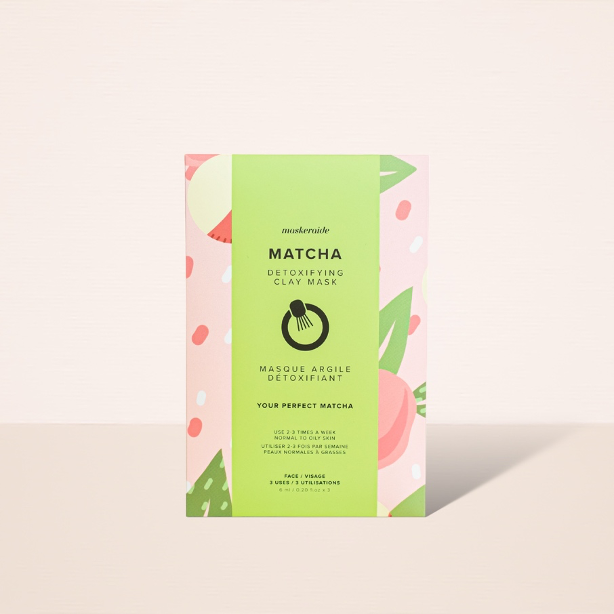 Matcha Detoxifying Clay Mask | Sleeve 3pk
