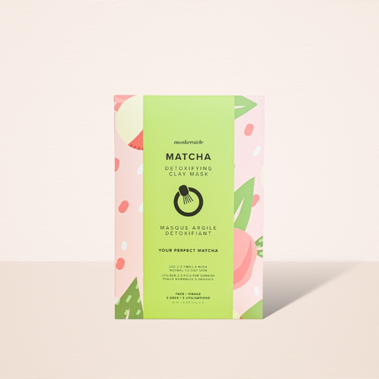 Matcha Detoxifying Clay Mask | Sleeve 3pk