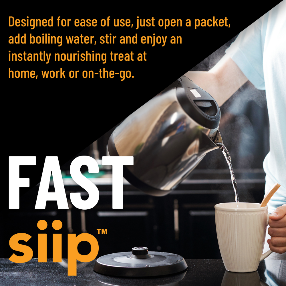 Vegan Mushroom Broth- Shiitake, Lion's Mane + Chaga- 4 Pack