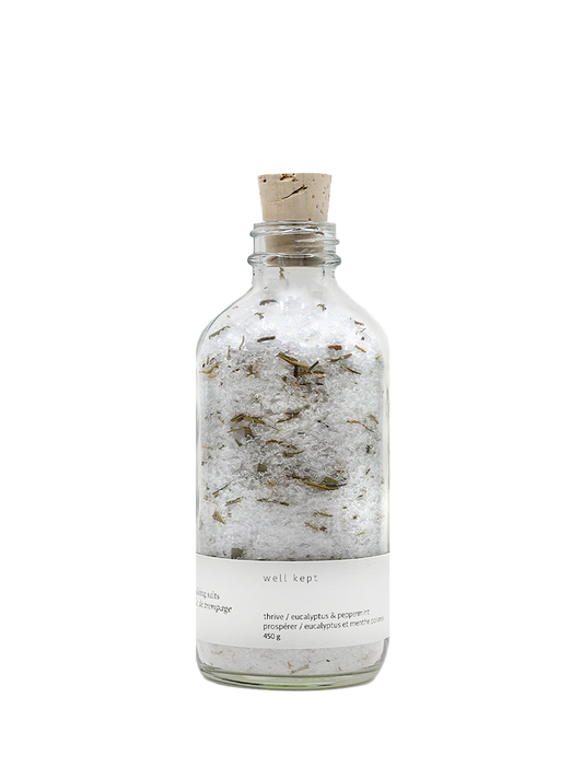 Soaking Salts - Ivory/Thrive - 450g (all-natural, handmade)