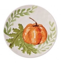 Small Orange Pumpkin Plate